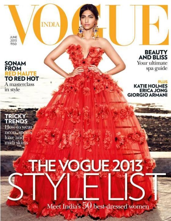 Vogue India June 2013 : Sonam Kapoor 